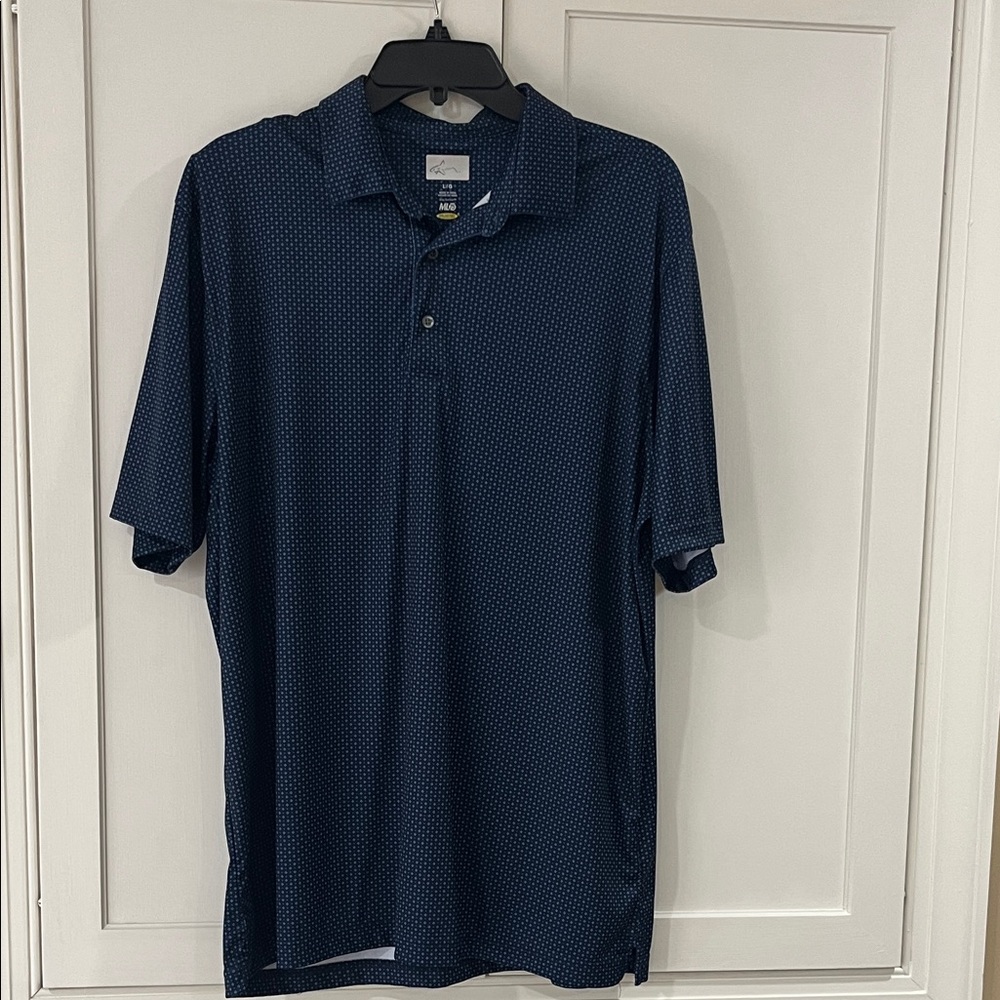 Greg Norman Collection Dark Blue Polo Shirt